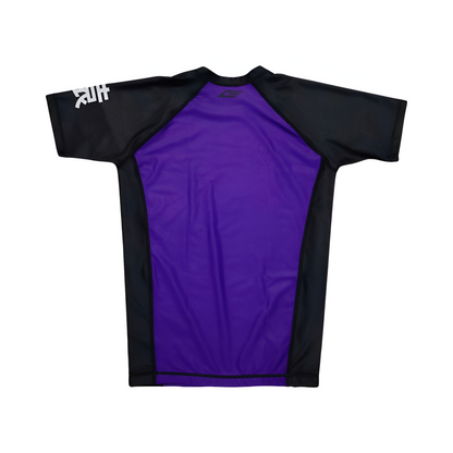 Keep Evolving - Japanese Rashguard - Black / Purple / White